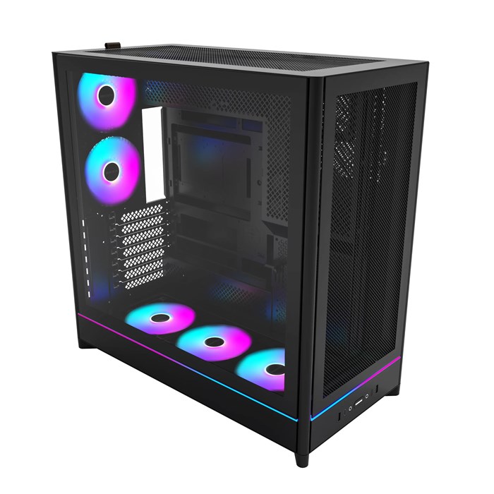 کیس مشکی مونتک مدل MONTECH HS01 PRO BLACK