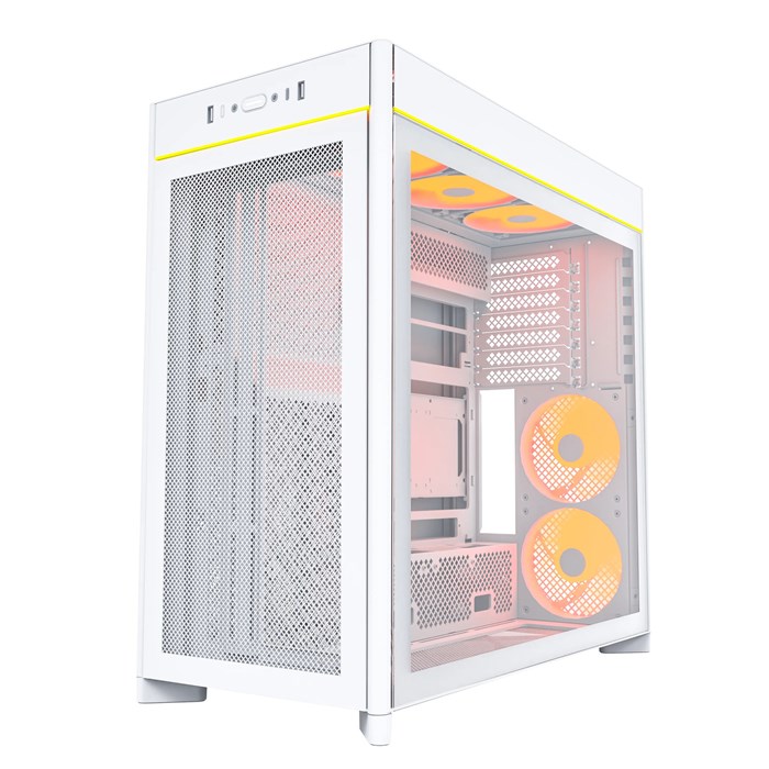 کیس سفید مونتک مدل MONTECH HS01 PRO WHITE - 5