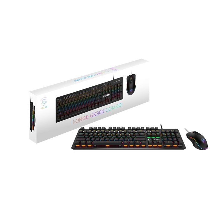 کیبورد و موس گیمینگ ام اس آی FORGE GK300 COMBO - 5