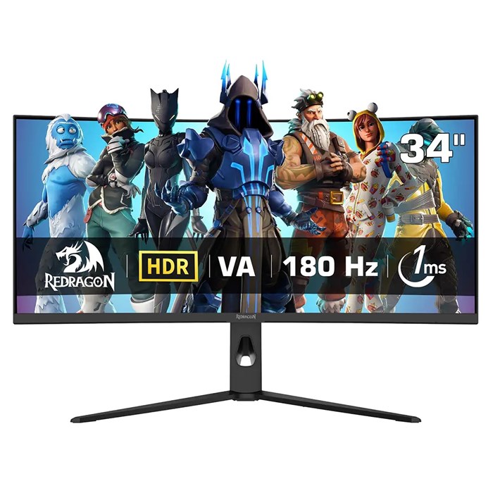 مانیتور 34 اینچ گیمینگ ردراگون مدل Q3418RVC