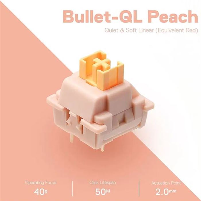 سوئیچ کیبورد مکانیکال ردراگون A113 Bullet QL - 2