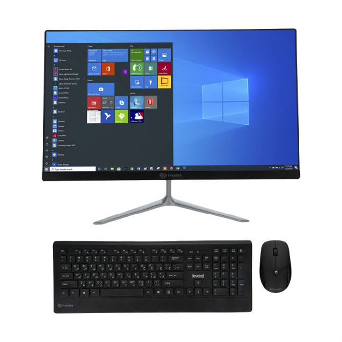 کامپیوتر آماده 24 اینچی اینوورس مدل A2412W پردازنده Core i7 8700 رم 8GB حافظه 1TB گرافیک intel