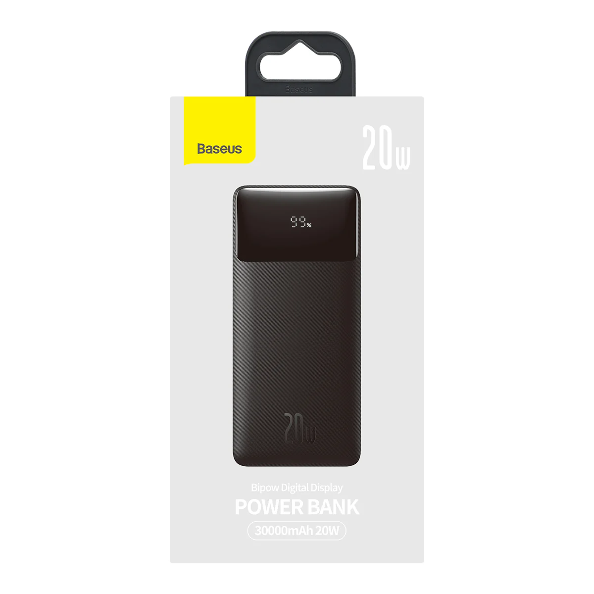 پاوربانک باسئوس مدل Bipow Digital Display Black ظرفیت 30000 میلی‌آمپر 20 وات - 9