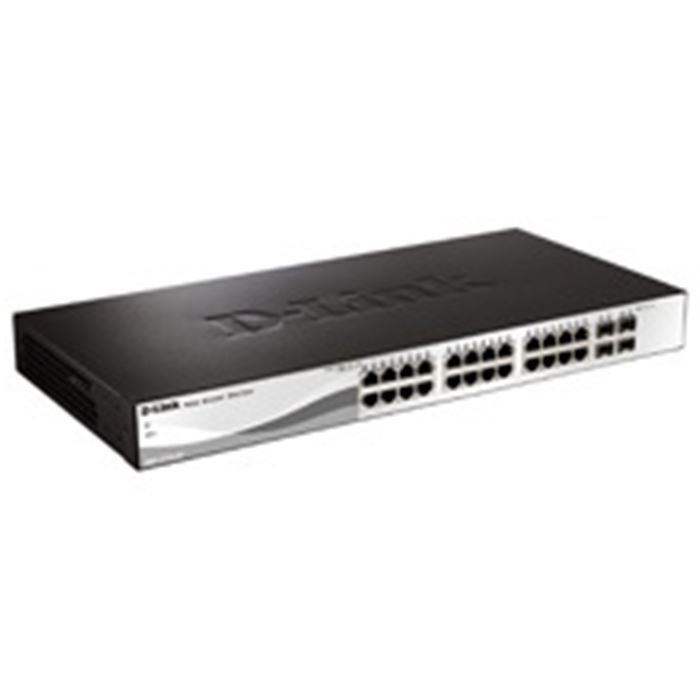 سوییچ 28 پورت گیگابیتی دی-لینک مدل DGS-1210-28 با 24 پورت UTP و 4 پورت SFP - 3