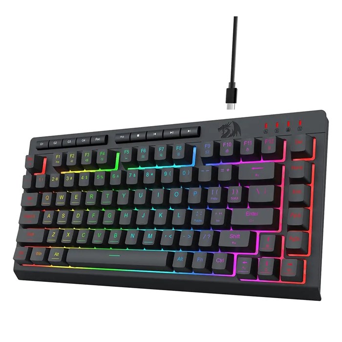 کیبورد ممبران گیمینگ ردراگون مدل CRESCENT K524 Pro RGB - 4