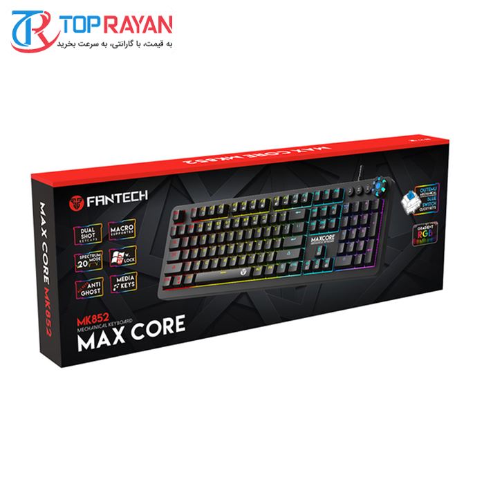 کیبورد مخصوص بازی فنتک مدل MAX CORE MK852 - 18