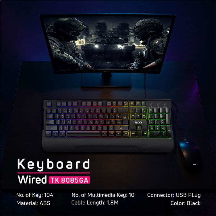 کیبورد تسکو مدل TK 8085GA - 7