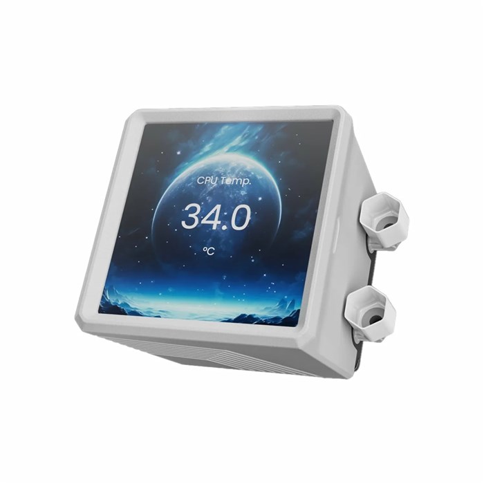 فن پردازنده مایع گیم دیاس Aura GL360 LCD  White - 3