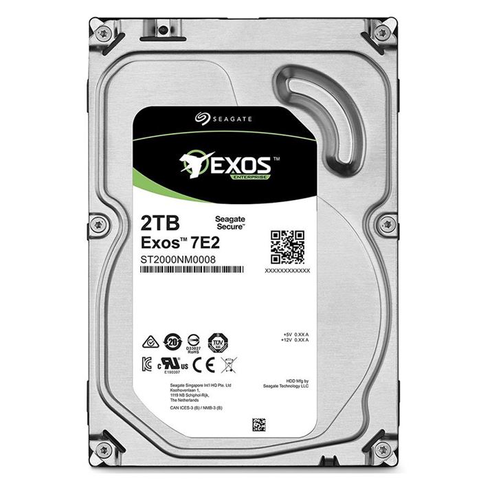 هارد اینترنال سیگیت مدل ST۲۰۰۰NM۰۰۰۸ Exos ۷E۲ با ظرفیت ۲ ترابایت