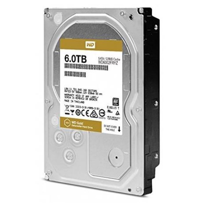 هارددیسک اینترنال وسترن دیجیتال سری Gold Datacenter مدل WD6002FRYZ ظرفیت 6 ترابایت - 5