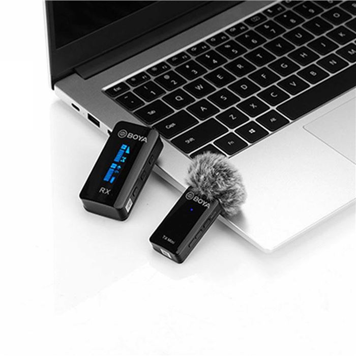 میکروفون یقه ای بی سیم بویا مدل BY-XM6-S1 Mini - 3