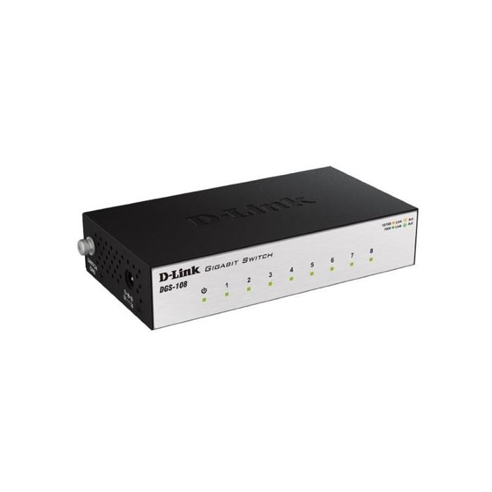 سوئیچ 8 پورت گیگ دی-لینک DGS-108 - 6