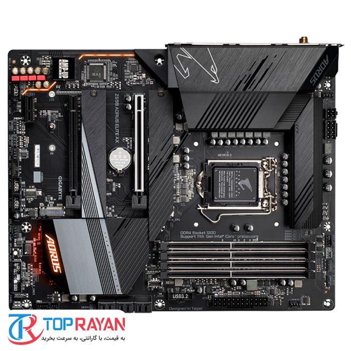 مادربرد گیگابایت مدل Z590 AORUS ELITE AX DDR4 سوکت 1200 - 2