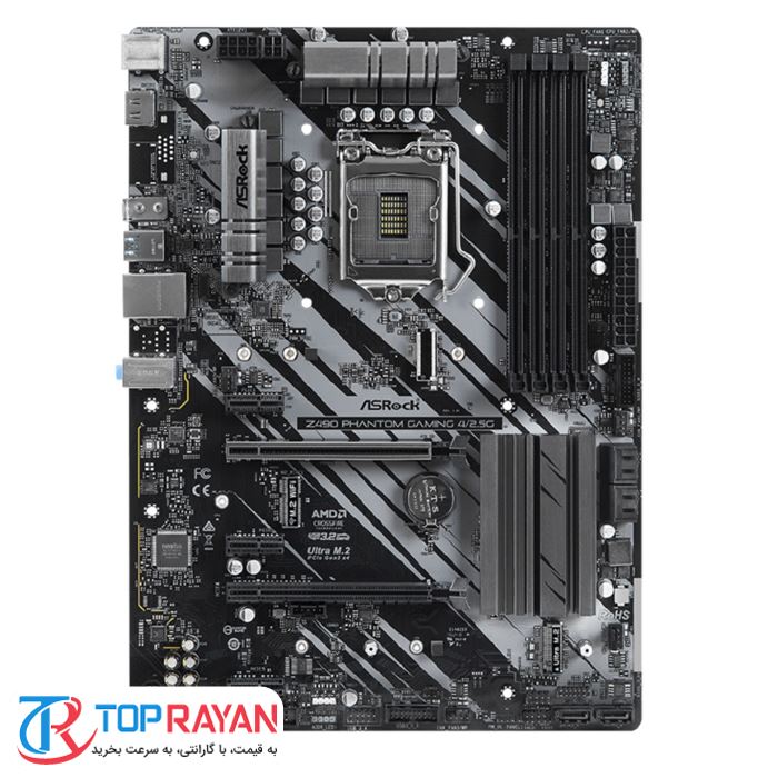 مادربرد ازراک مدل Z490 Phantom Gaming 4/2.5 G سوکت 1200 - 3