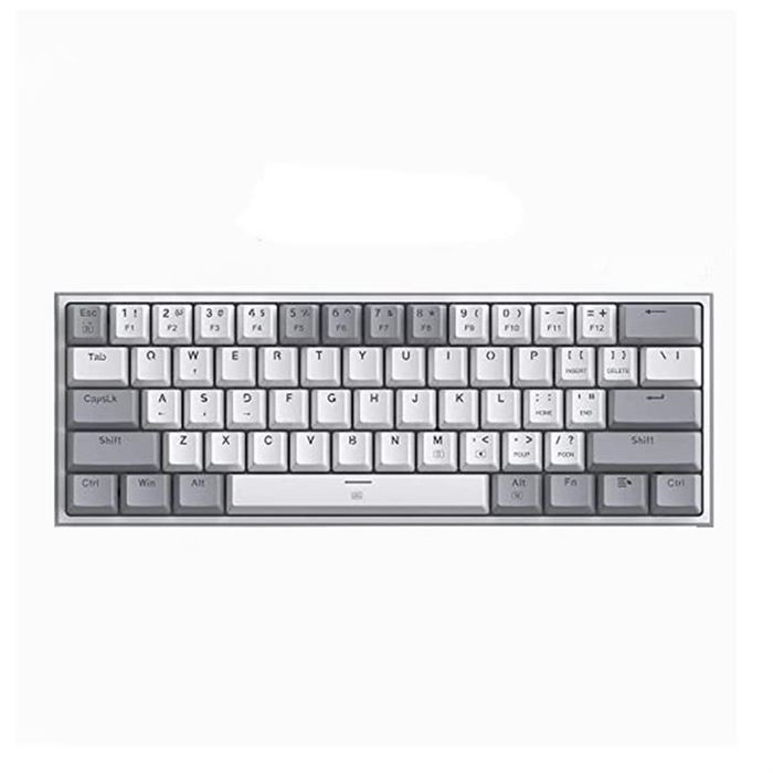 کیبورد بازی مکانیکی ردراگون مدل FIZZ K617 W+G - 2
