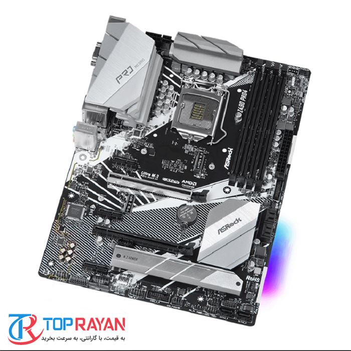 مادربرد ازراک مدل Z490 Pro 4 سوکت 1200 - 4
