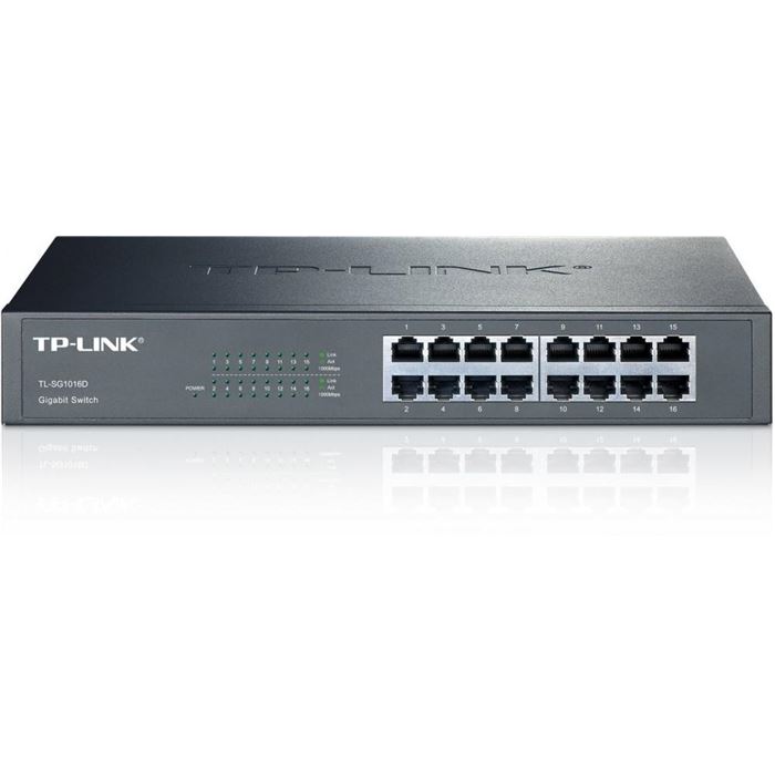 سوئیچ 16 پورت گیگابیتی تی پی لینک مدل TL-SG1016D - 6