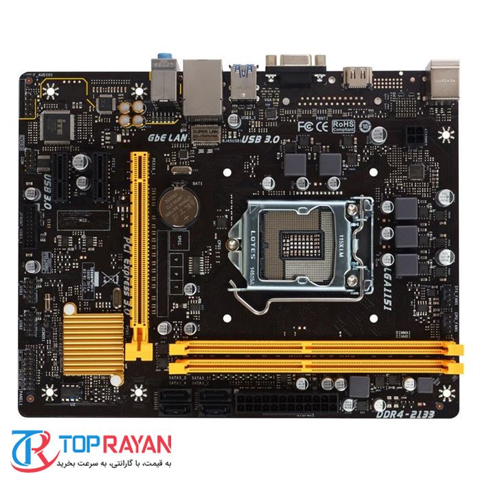 مادربرد بایوستار مدل H110MH PRO D4 سوکت 1151 - 5