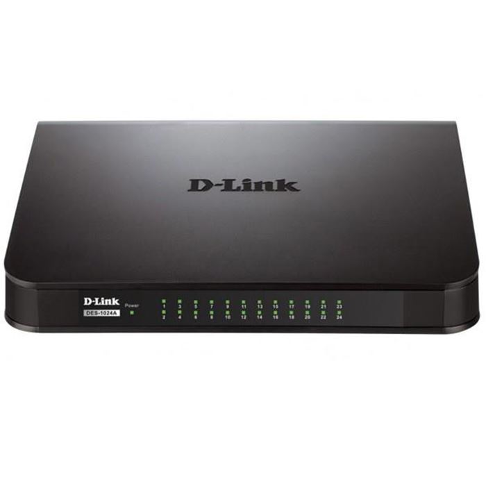 سوییچ 24 پورت غیر مدیریتی و دسکتاپ دی-لینک مدل DES-1024A - 5
