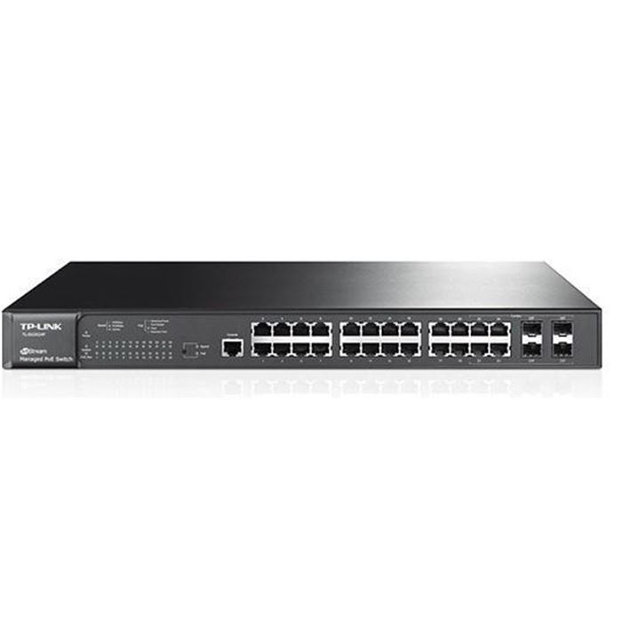 سوییچ مدیریتی گیگابیتی 24 پورت PoE Plus تی پی-لینک به همراه 4 پورت Combo SFP مدل TL-SG3424P - 8