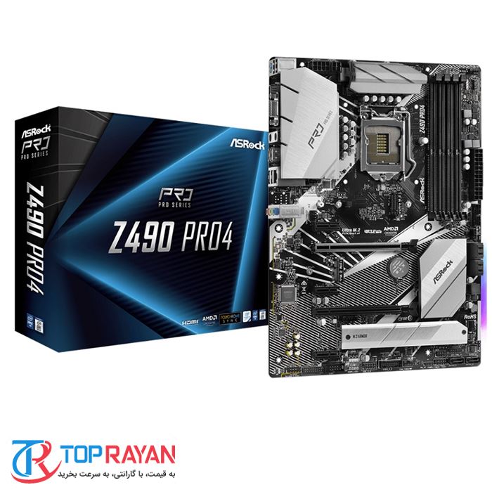 مادربرد ازراک مدل Z490 Pro 4 سوکت 1200 - 2