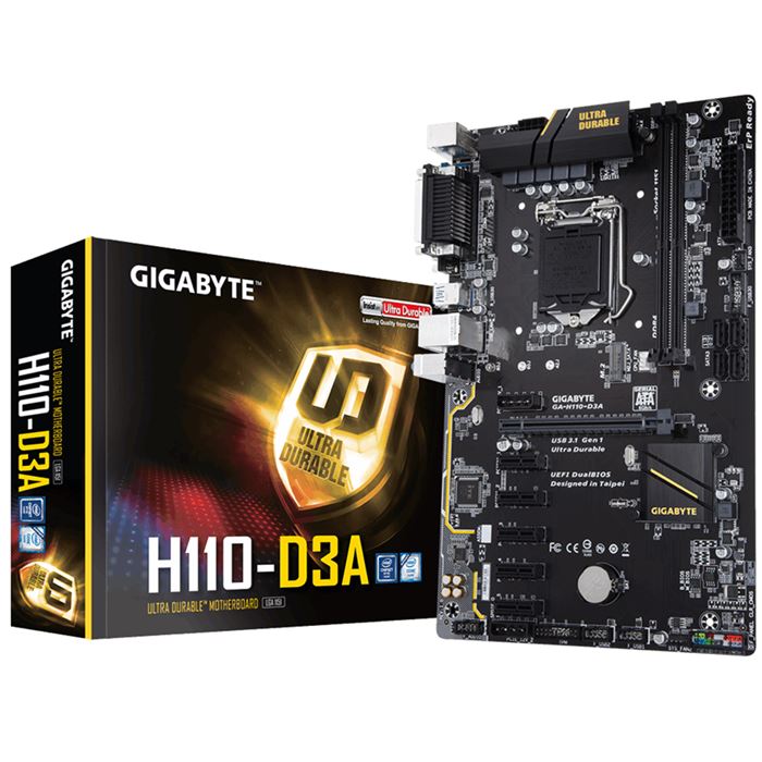 مادربرد گیگابایت GA-H110-D3A - 6
