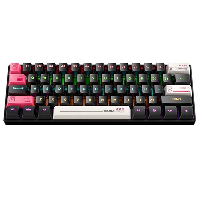 کیبورد گیمینگ اونیکوما مدل G55 RGB، مکانیکال سوییچ قهوه‌ای، Tenkeyless، نورپردازی RGB - 5
