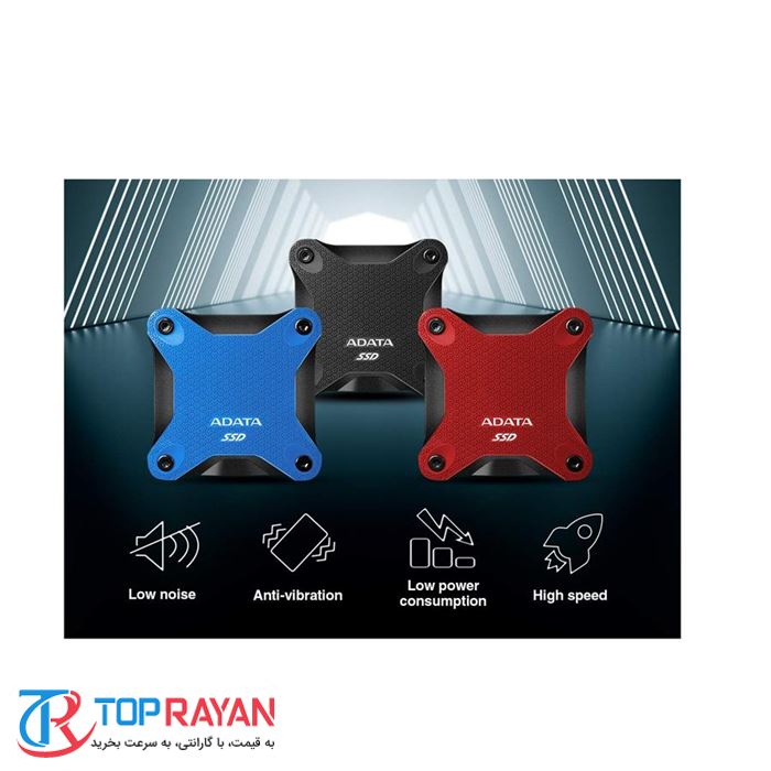 حافظه اس اس دی اکسترنال ای دیتا مدل اس دی ۶۰۰ کیو با ظرفیت ۹۶۰ گیگابایت - 2