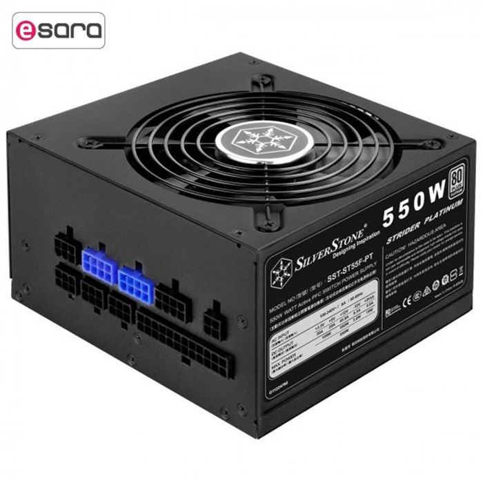 منبع تغذیه کامپیوتر سیلوراستون مدل Strider Platinum SST-ST۵۵F-PT - 3