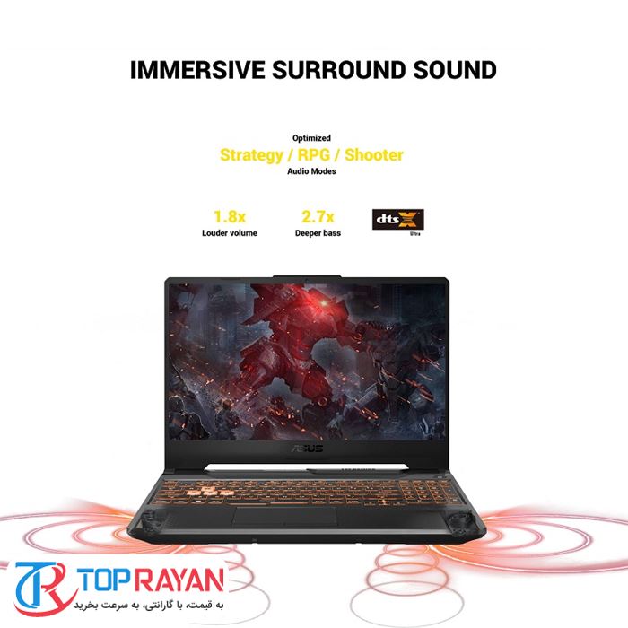 لپ تاپ 17 اینچی ایسوس مدل TUF GAMING FX706IU - 3