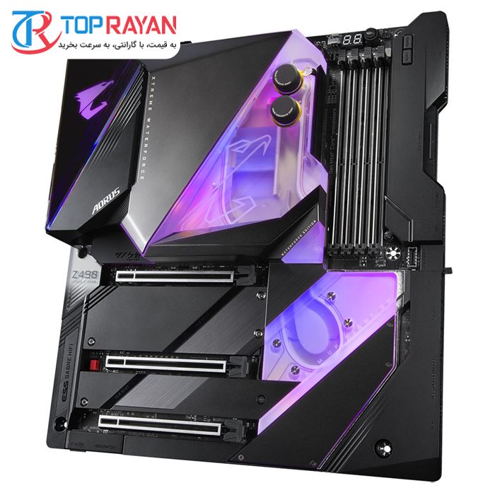 مادربورد گیگابایت مدل Z490 AORUS XTREME WATERFORCE سوکت 1200 - 4