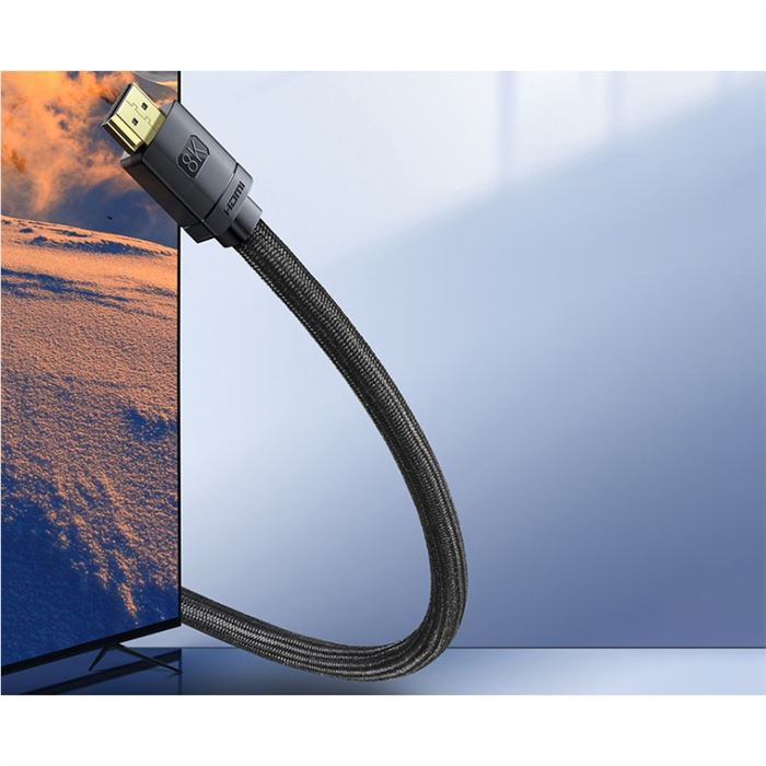 کابل HDMI باسئوس مدل High Defination 8K طول 2 متر - 2