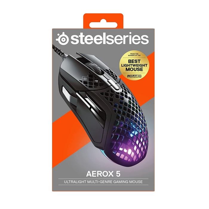 ماوس گیمینگ باسیم استیل سریز AEROX 5 - 7