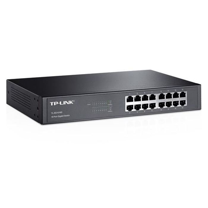 سوئیچ 16 پورت گیگابیتی تی پی لینک مدل TL-SG1016D - 2