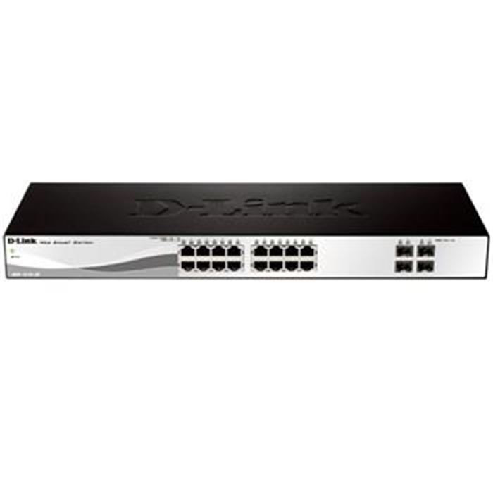 سوییچ 20 پورت و گیگابیتی دی-لینک مدل DGS-1210-20 با 16 پورت UTP و 4 پورت SFP - 4