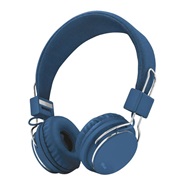 trust Ziva Foldable Blue Wired Headphone