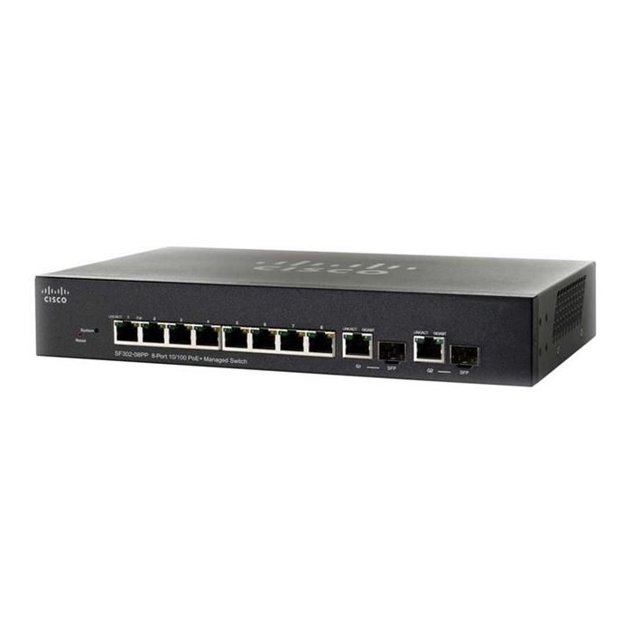 سوئیچ 8 پورت سیسکو مدل SF302-08PP - 2