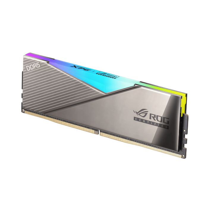 رم کامپیوتر DDR5 دو کاناله 6600 مگاهرتز CL32 ای دیتا مدل XPG Lancer ROG RGB ظرفیت 32 گیگابایت - 4