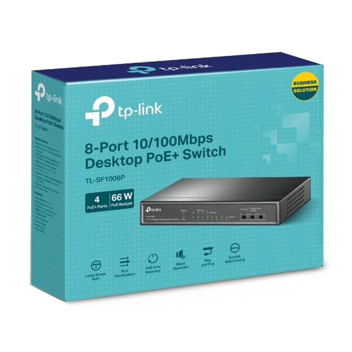 سوئیچ 8 پورت مگابیتی و دسکتاپ تی پی لینک مدل TL-SF1008P - 4