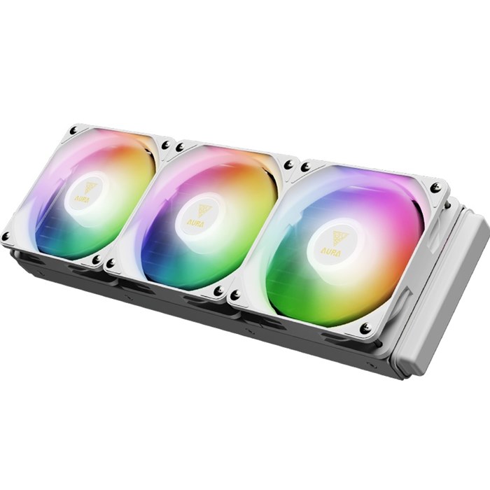 کولر پردازنده مایع گیم دیاس مدل AURA GL360 DIGITAL ARGB WHITE - 2