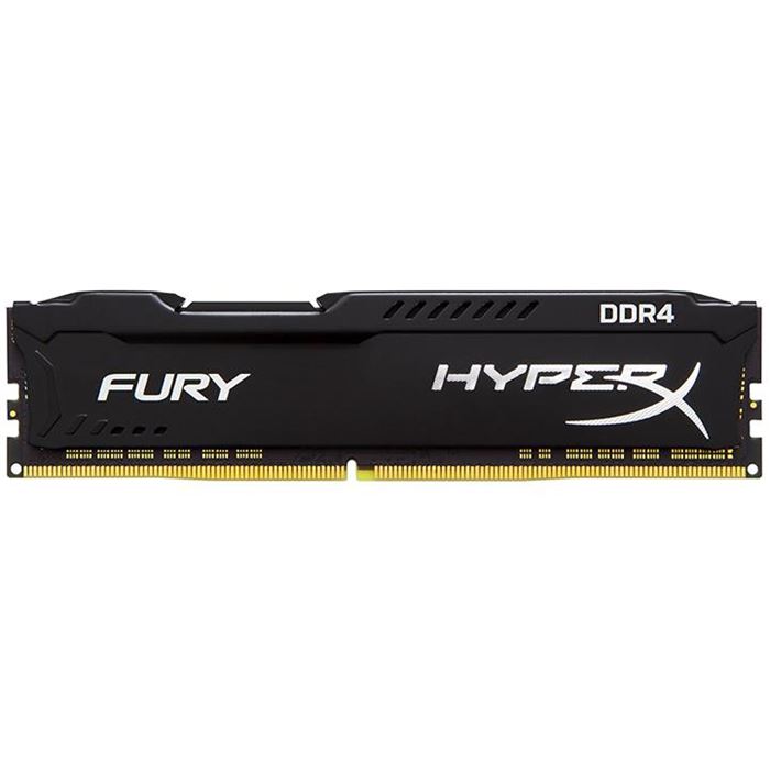رم دسکتاپ DDR4 تک کاناله 3200 مگاهرتز CL18 کینگستون مدل HyperX Fury Black ظرفیت 16 گیگابایت - 2