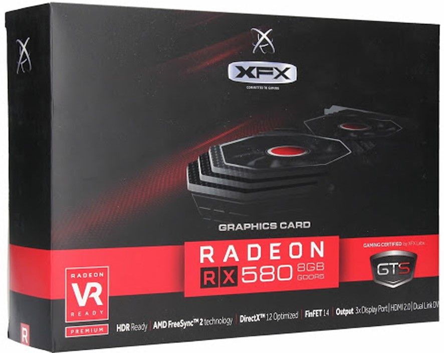 کارت گرافیک ایکس اف ایکس مدل Radeon RX580 حافظه 8 گیگابایت