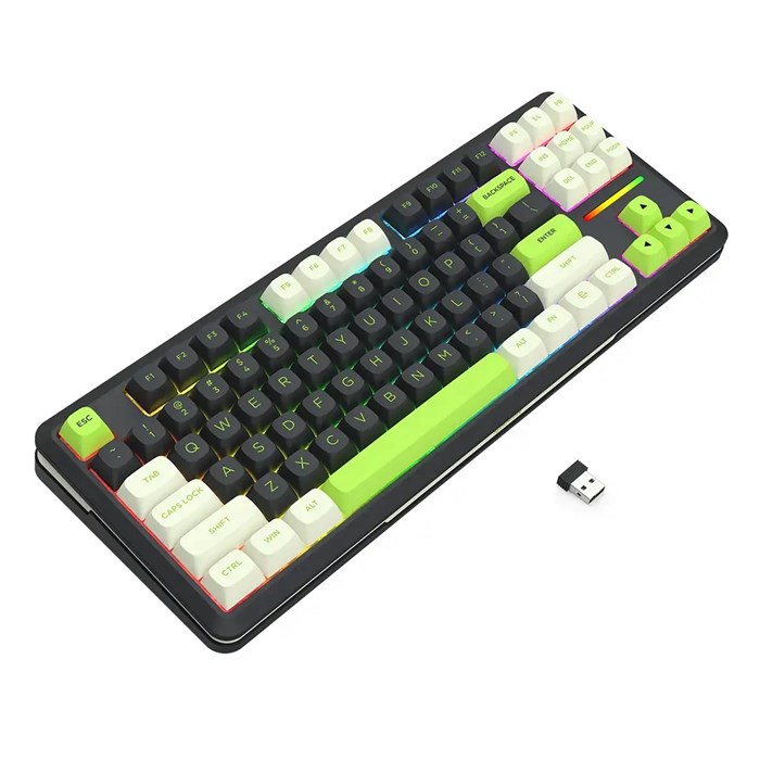 کیبورد مکانیکال گیمینگ ردراگون مدل WILDSLASH K734 BWG PRO RGB - 3