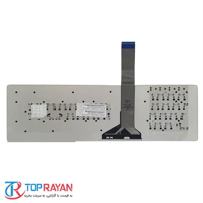 کیبورد لپ تاپ ایسوس K55V مشکی اینترکوچک بدون فریم - 2