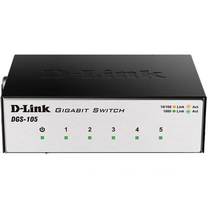 سوئیچ 5 پورت گیگ دی-لینک D-Link DGS-105 - 7