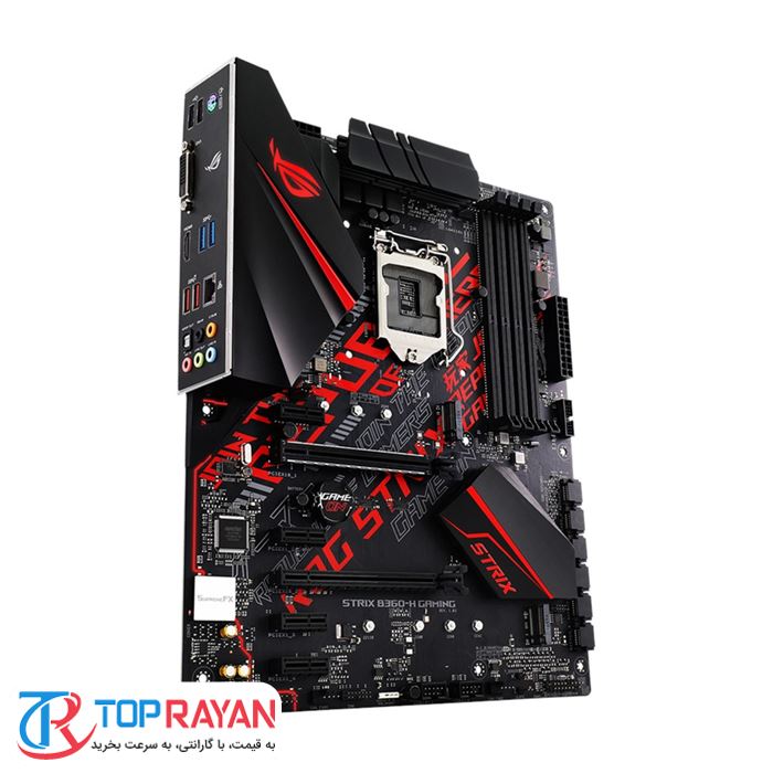 مادربرد ایسوس مدل راگ استریکس B360-H گیمینگ - 2