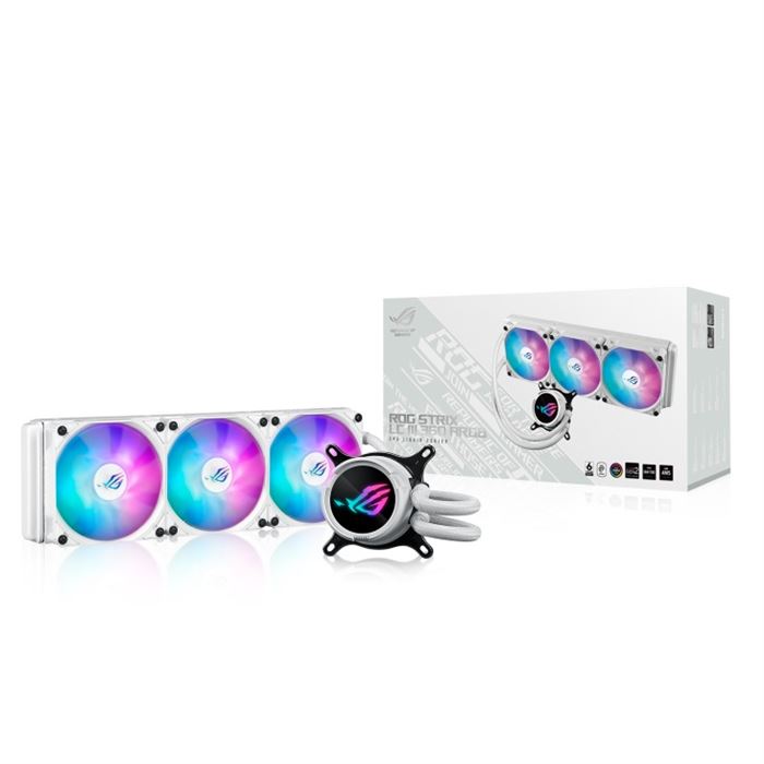 فن مایع پردازنده ایسوس سفید ROG Strix LC III 360 ARGB - 7