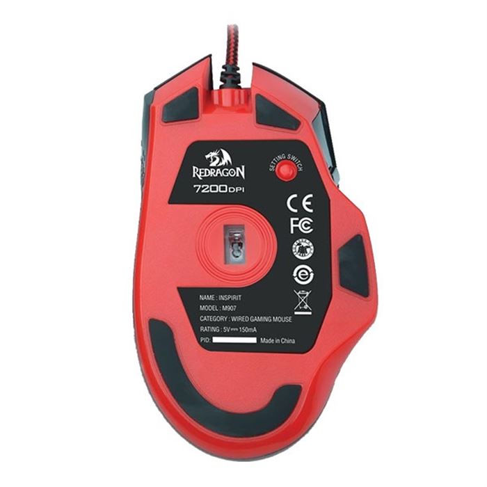 ماوس گیمینگ ردراگون مدل INSPIRIT M907 RGB - 5