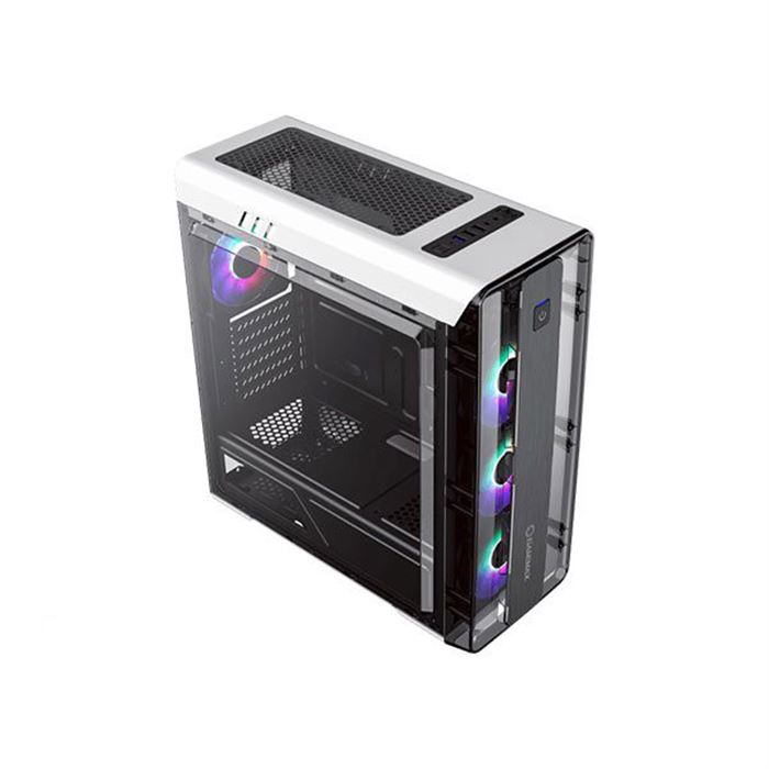 کیس کامپیوتر گیم مکس سفید مدل Moon Light FRGB - 6