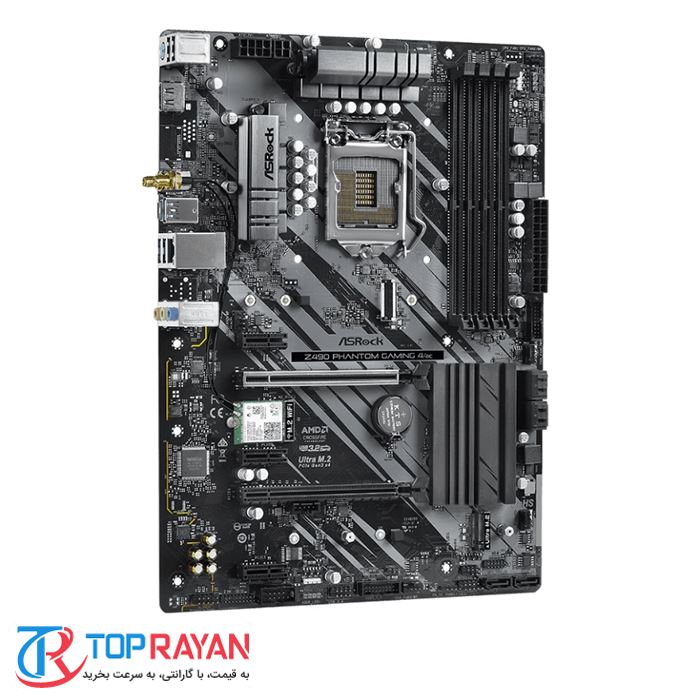 مادربرد ازراک مدل Z490 Phantom Gaming 4/ac سوکت 1200 - 5